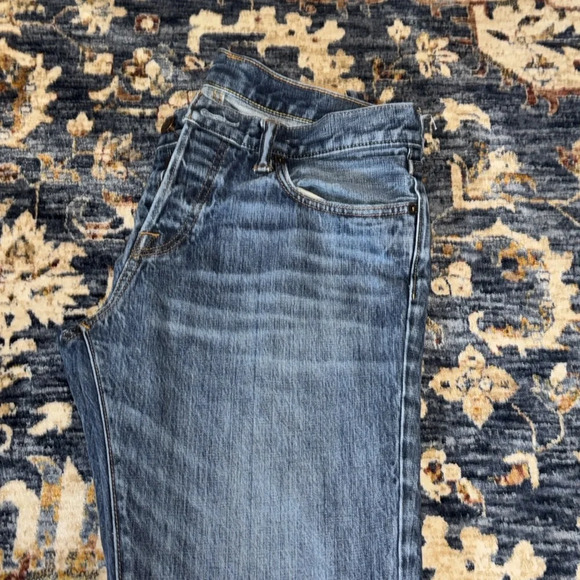Abercrombie & Fitch A&F men denim jeans pants 32x32 button fly classic straight - Picture 7 of 13